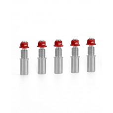 AEM FACTORY - TITIANUM STUDS AND ERGAL NUTS (SET OF 5) FOR DUCATI DUAL SIDED SWINGARM SPROCKET CARRIER